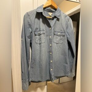 J. Crew Classic Denim Button Down